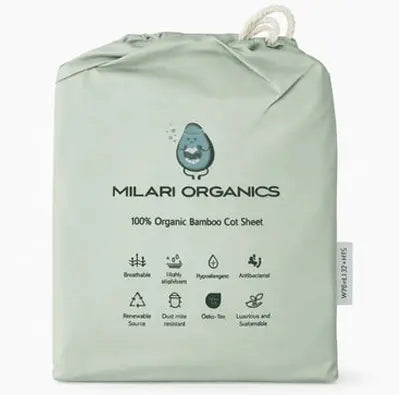 Milari Fitted Cot Sheets